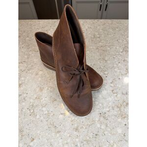 Clarks Bushacre Chukka Smart Casual Mens Boots Size 13